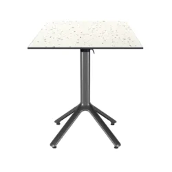 Террасный стол Nemo черный 60х60см Terrazzo cassata