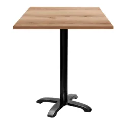 Высокий стол Bazila 70x70 см из дуба Делано Sleek Style