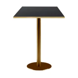 Высокий стол Chic Rome gold 60x60 см